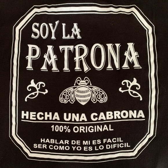 SOLD Patron Alcohol Graphic Tank - Picture 4 of 6